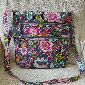 Vera Bradley Disney Triple Zip Hipster Crossbody Bag NWOT